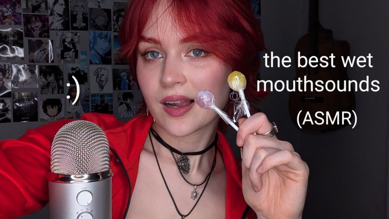 (asmr) wet mouthsound + lolli pop:)