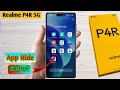 How to hide app ni realme p4r 5g, realme p4r 5g me app hide kaise kare, realme p4r 5g
