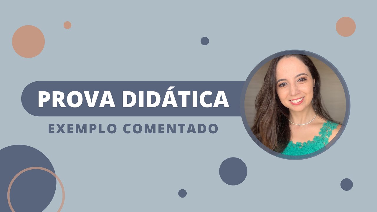 Exemplo comentado de prova didática para concurso público   UFRN