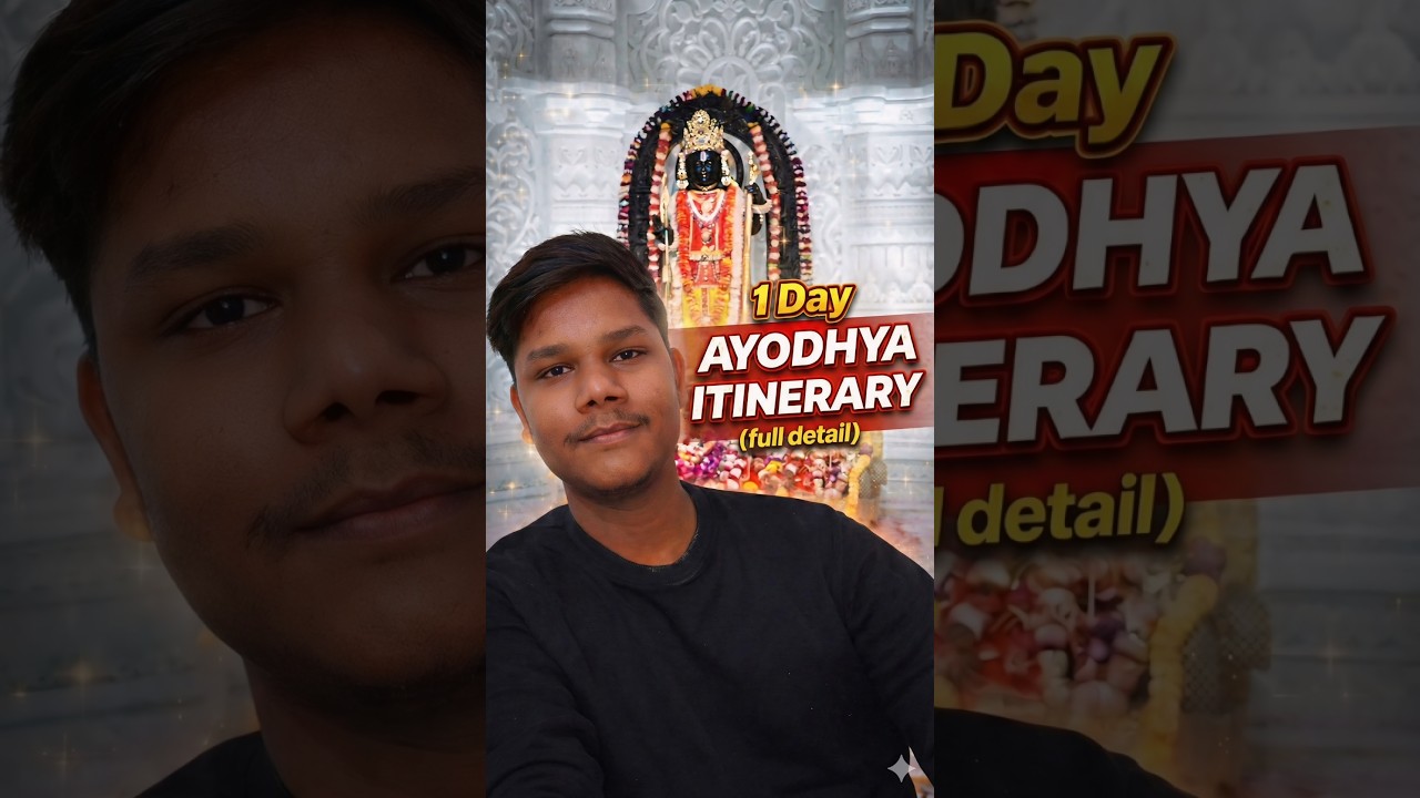 Ayodhya Shri Ram Lalla Darshan plan 🚩 #ayodhya #rammandir #tripplan #hanuman #ghat #trending #vlog