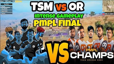 OR vs TSM Entity in Miramar PMPL Finals | Toxic Mavi | Jonathan Gaming | Clutchgod