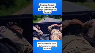 OLHA SÓ A ONDE OS POLICIAIS SE ESCONDERAM PARA PEGAR OS C...