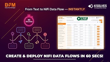 Create & Deploy a Complete NiFi Data Flow in 1 Minute | No Coding Needed