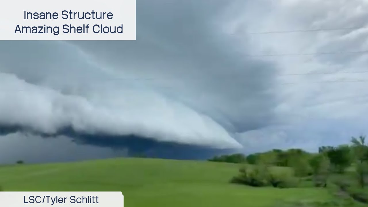 Insane & Epic Shelf Cloud Storm Structure Green City, Missouri YouTube