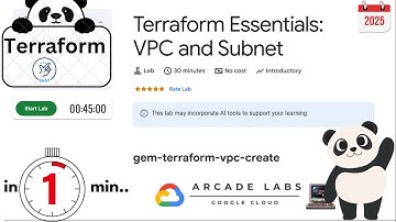 Terraform Essentials: VPC and Subnet | #qwiklabs | #arcade | Lab Solution | #googlecloud | #cohort2