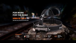 Torcia frontale Fenix HM61R V3.0 1800 Video