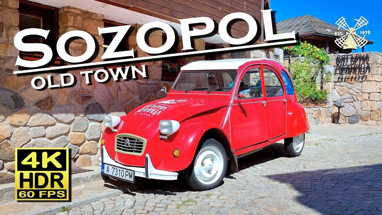 Sozopol | Bulgaria | City center | 4K 60fps HDR | UHD | Dolby Atmos 💖 The best Places 👀 Walking Tour