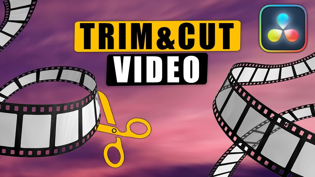 How to TRIM and CUT Video in Davinci Resolve - YouTube