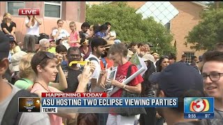 ASU hosts two eclipse viewing parties