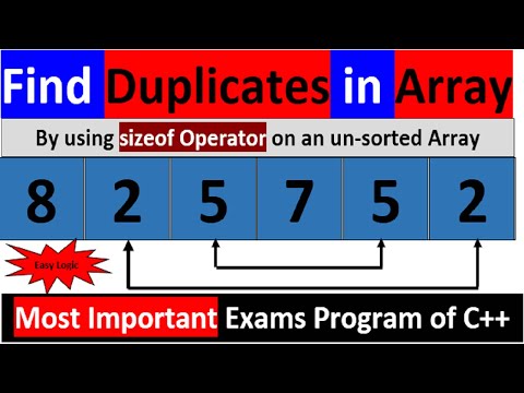 Duplicate Elements in Array