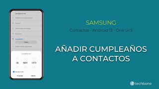 Añadir el Cumpleaños a Contactos - Samsung [Android 13 - One UI 5] screenshot 4