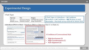 Improving Worker Engagement Through Conversational Microtask Crowdsourcing