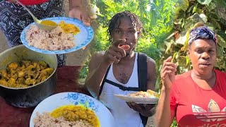 mom in the kitchen cooking rice & peas with curry chicken for Sunday by pappy spearfishing adventure 8,348 views 2 weeks ago 45 minutes