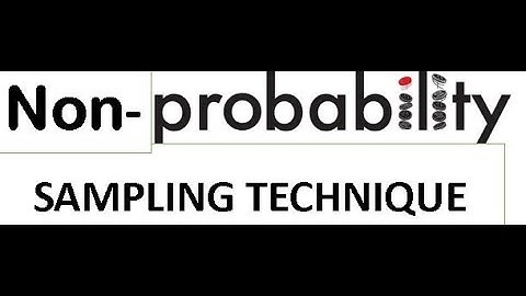 Non Probability Techniques Part 2 Tutorial Video