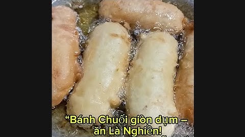 Bí Quyết Làm Bánh Chuối Giòn Lâu – rễ làm,Không Thấm Dầu, Không ỉu, công thức kinh doanh