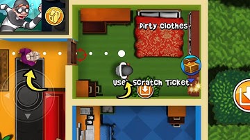 Robbery Bob 1 - part 4 gameplay walkthrough - suburbs chapter 1 | robbery Bob easy gameplay mod menu