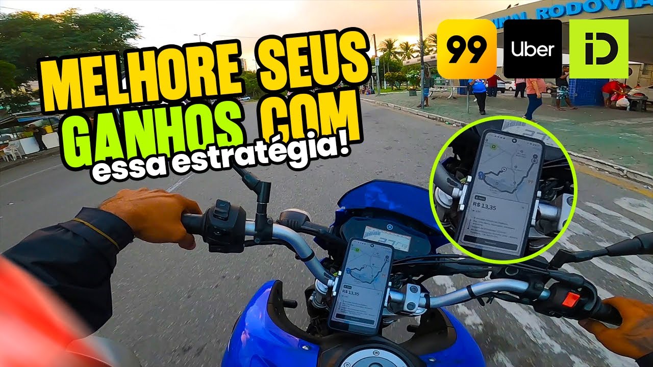 COMO MELHORAR OS GANHOS NOS APLICATIVOS, UBER MOTO 99
