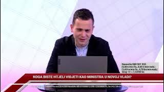 TV REPLIKA 09.05.2024. - KOGA BISTE HTJELI VIDJETI KAO MINISTRA U NOVOJ VLADI?