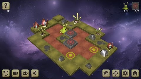 Sokoban Galaxies 3D (by Clockwatchers Inc) - puzzle game for android - gameplay.