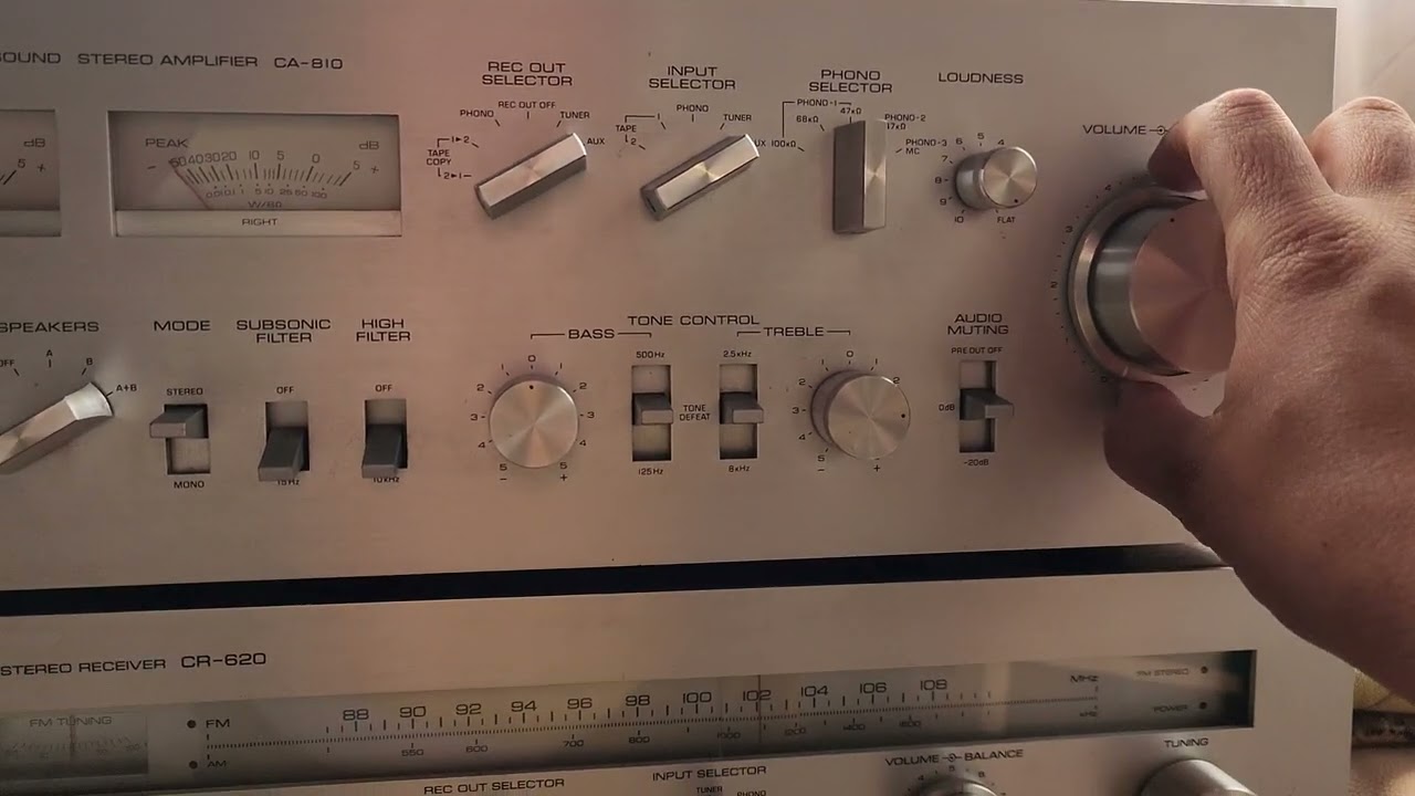 Yamaha CA-810 vintage stereo amp.