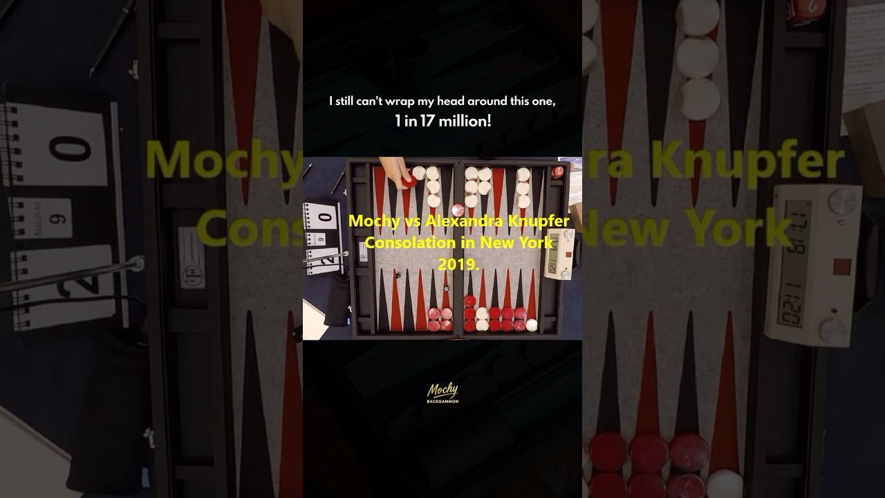 Another unbelievable backgammon sequence caught on camera.       