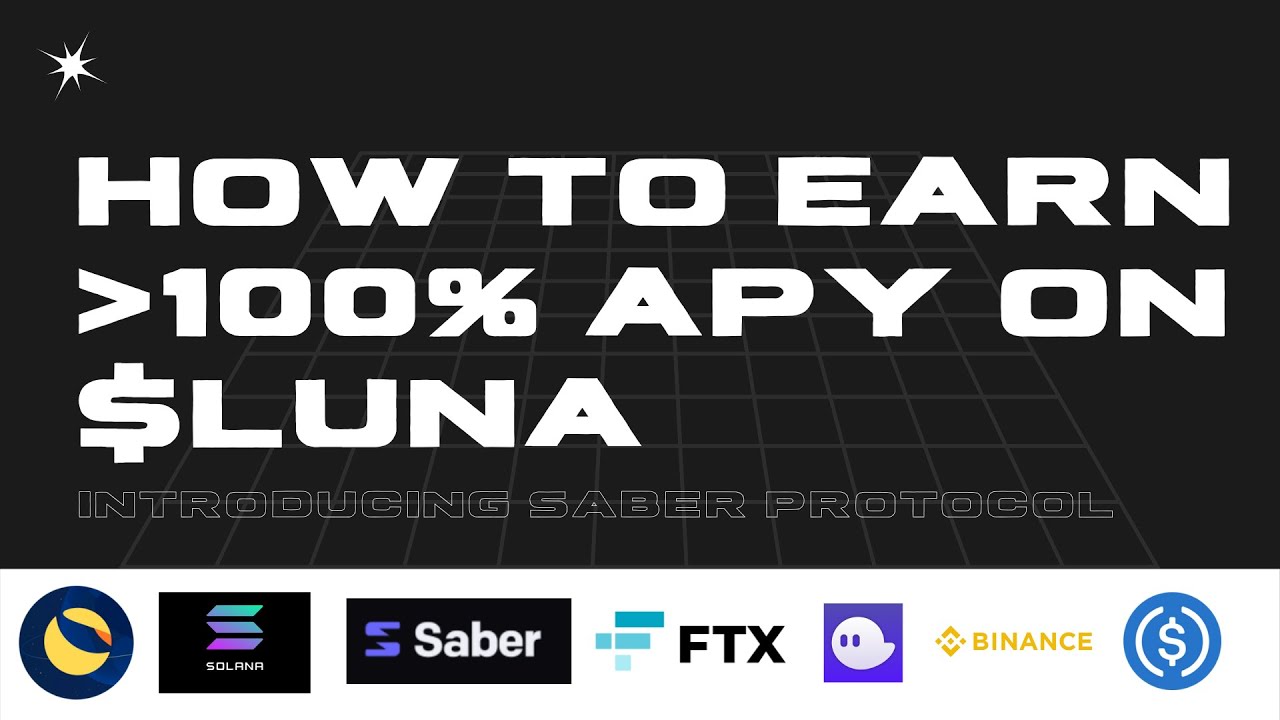 Earn Over 100% APY on $LUNA! Farm on Saber Before Its Gone!