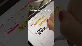 IPAD ASMR | study with me , satisfying studying, #asmr #ipad