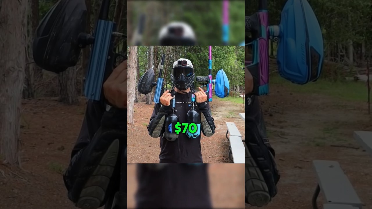 $70 vs $2200 Paintball Gun
