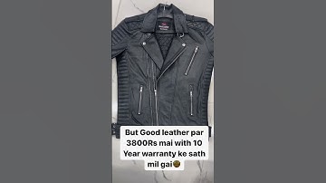 Esse sasta kahi nahi milega #leatherjacket #realleather #fashion #jacket #wholesale #leatherworks