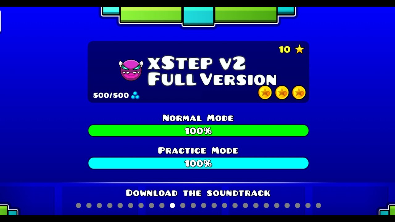 xStep v2 Full Version By: JCS482 Geometry Dash 2.2
