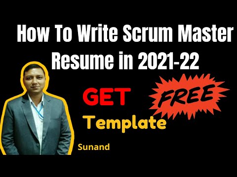 how-to-write-scrum-master-resume-in-2020:-free-resume-template