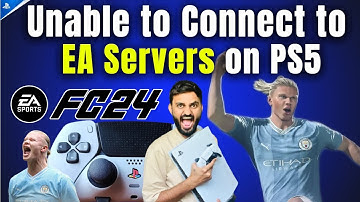 How to Fix EA FC 24 Unable to Connect to EA Servers on PS5 ⚡#eafc24 #ps5
