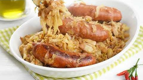 Cavolo con salsiccia in umido piatto che mio marito mi chiede tutte le settimane-RicettechePassione