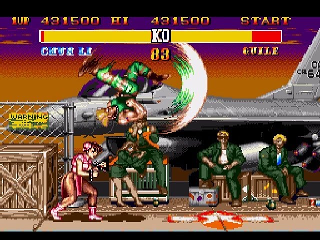 Street fighter 2 Guile Special moves Comparison.1mp4