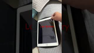 Ipad Low Battery Battery Empty