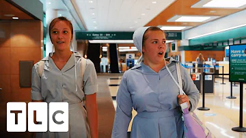 Amish Girls See Airport For The First Time | Return To Amish