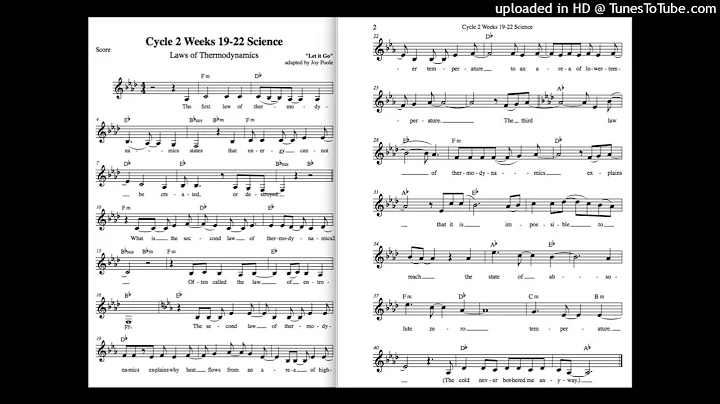 CC cycle 2 wk 19 Let It Go - laws of Thermodynamics