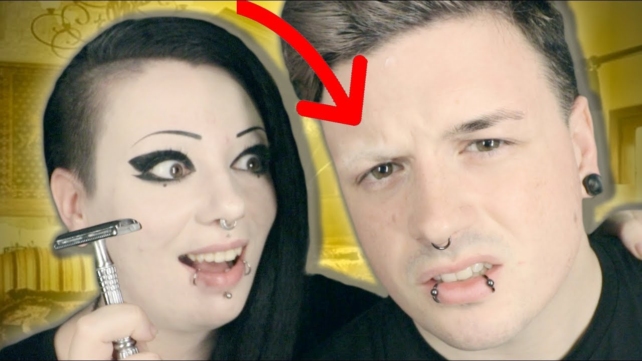 SHAVING OFF MY BOYFRIENDS EYEBROWS!? | Toxic Tears