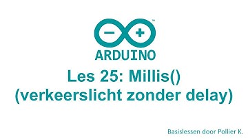 Les 25  millis(); en Blink without delay().