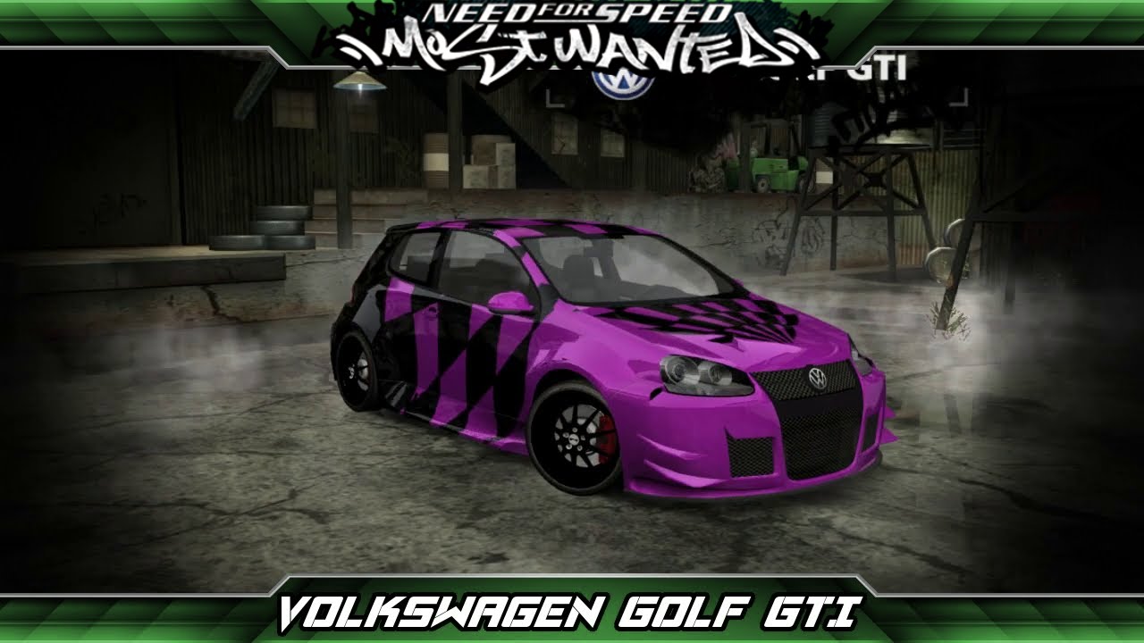Need For Speed Most Wanted Car Build Volkswagen Golf GTi YouTube