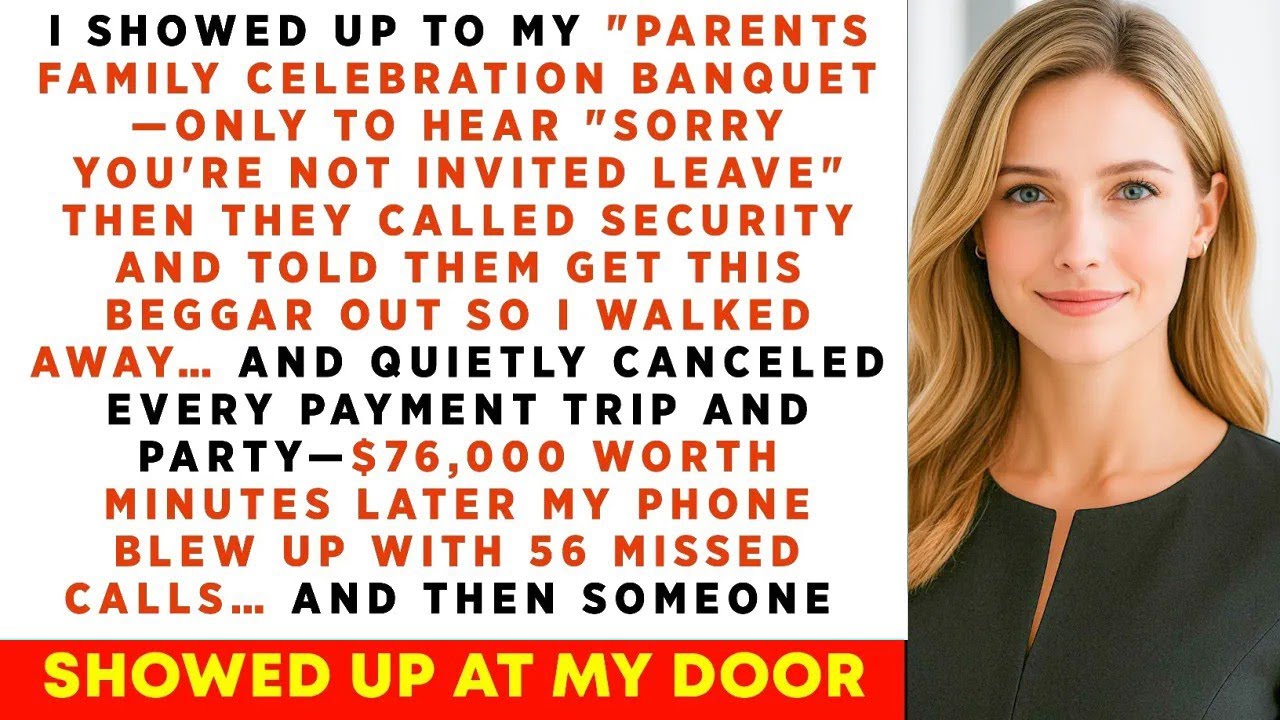 I Showed Up To My PARENTS 'FAMILY CELEBRATION BANQUET—Only To Hear 'SORRY You're Not Invited, Then..