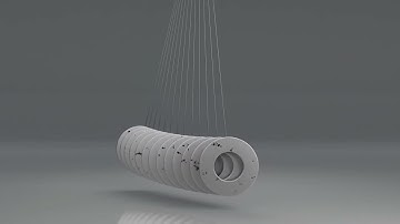 Pendulum Wavy Motion Smooth Seamless Looping Background - Satisfying Video