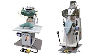 macpi 250.00 555.04-5016 COMBINED PRESSING OF COLLAR, LAPELS AND ROUNDED COLLAR CLOSURE