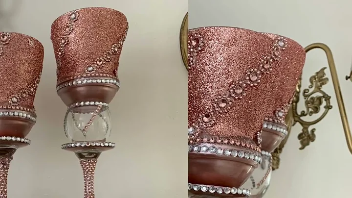 DIY Dollar Tree Glam Candle Holder/Decor Pieces For Less