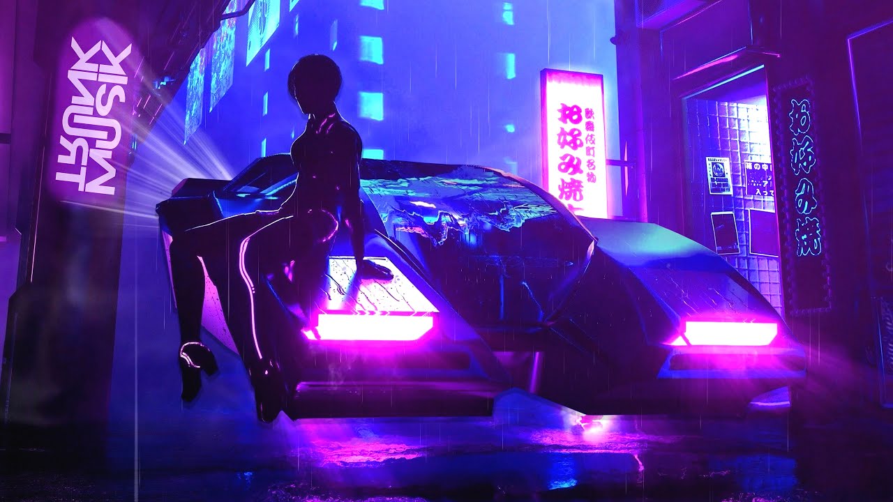 Retrowave Cyber Future Girl - Agamath - Limitless