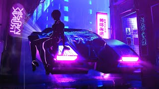 Retrowave Cyber Future Girl - Agamath - Limitless
