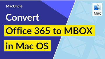 Convert Office 365 Emails to MBOX File in Mac OS