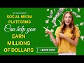 How to Earn millions of Dollars | Hidden feature of Social Media Platforms unveiled by YouLearn