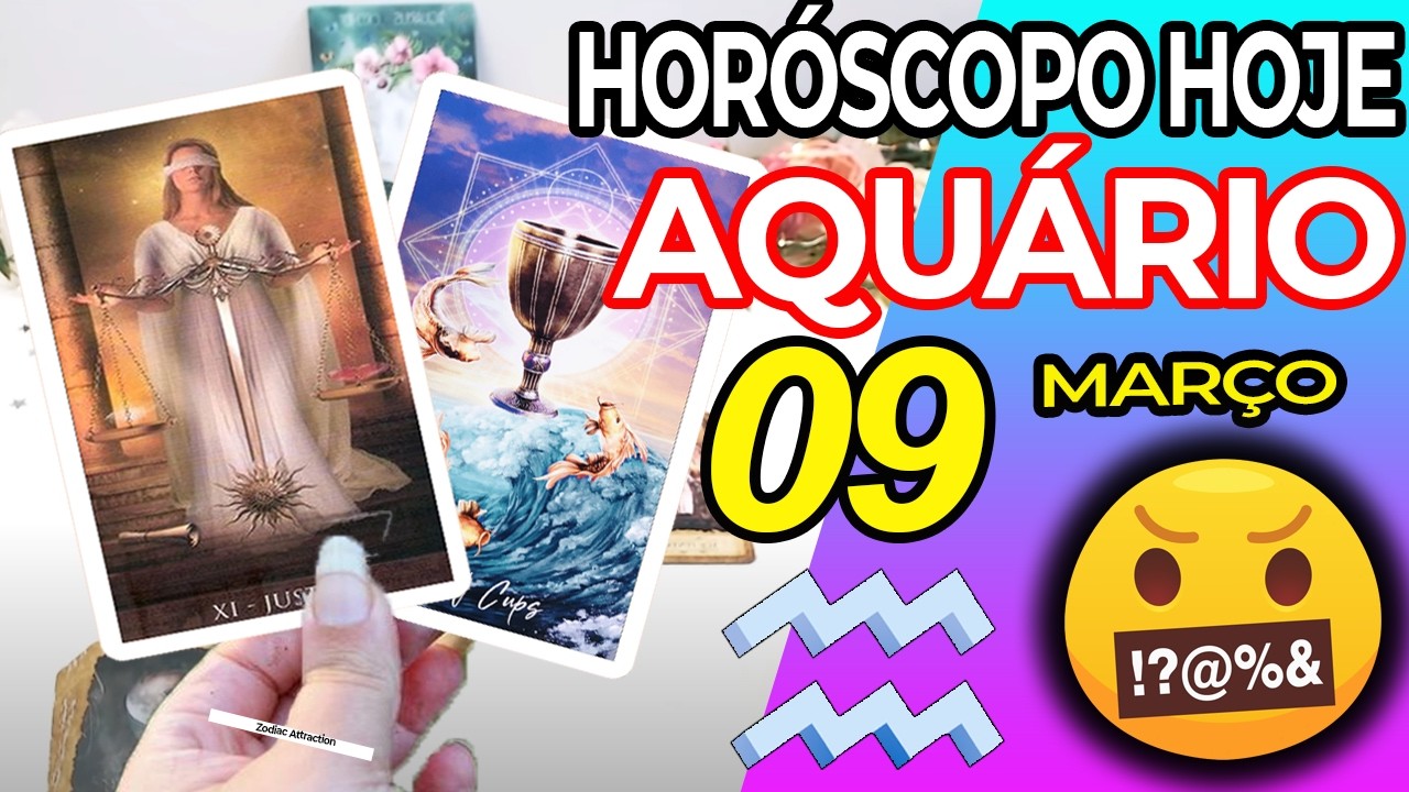 🆘URGENTE🆗QUE SURPRESA VOCÊ VAI TER🤬 Aquário ♒ 9 Março 2026 | Horoscopo do dia de hoje ♒ Tarot