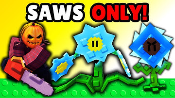 We made an only SAW TEAM in Garden Tower Defense and I HATED IT!